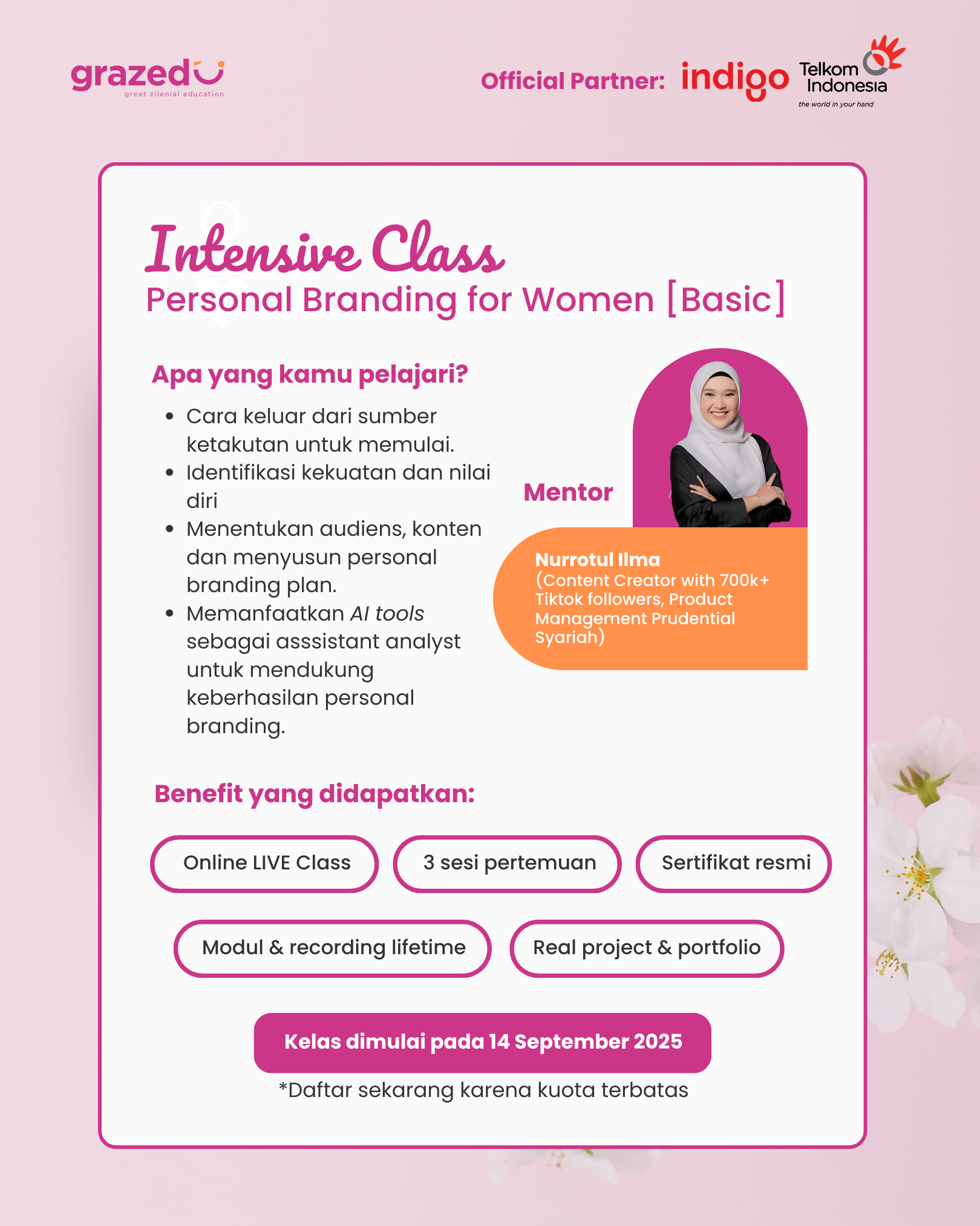 Intensive Class Personal Branding for Women